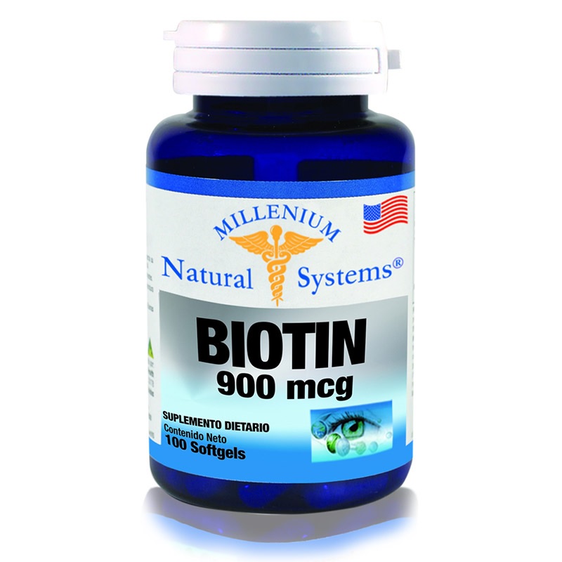 Biotina 900 MGC x 100 Softgels