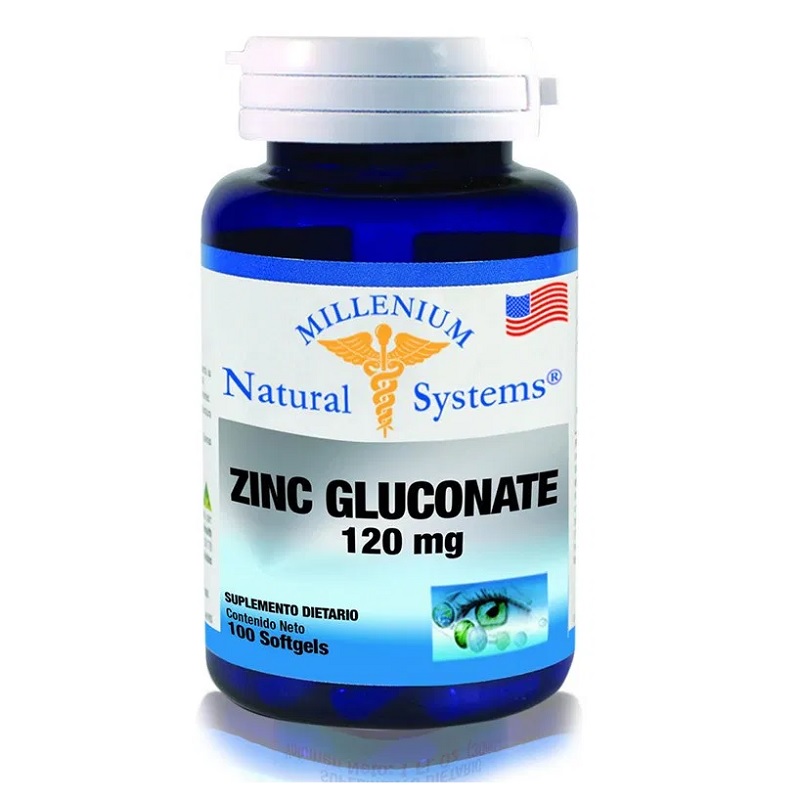 Zinc Gluconate 120 Mg x 100 cápsulas